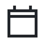 Calendar Default SVG Icon